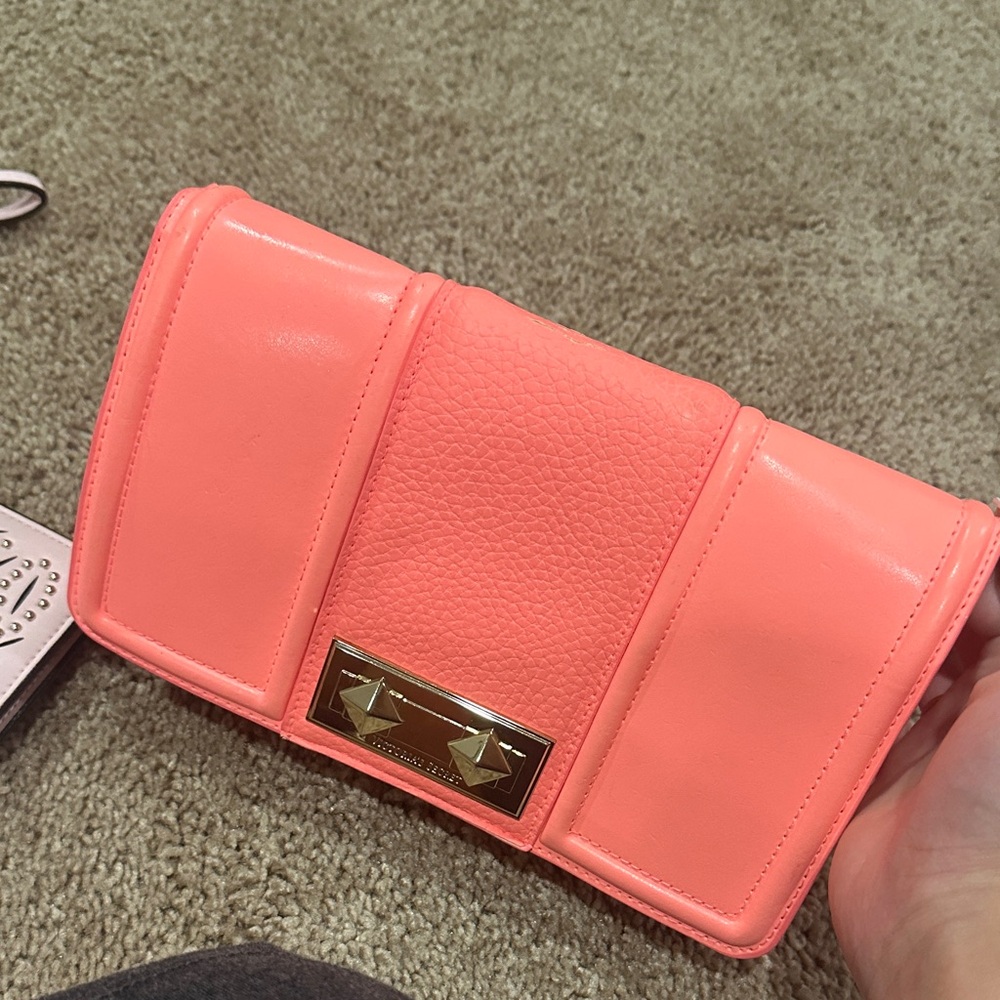 Victoria's Secret Coral Clutch